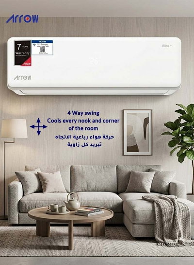 Arrow RO-12SCN-C Split Air Conditioner, 12600 BTU, Cooling Only, Inverter - White product image 6