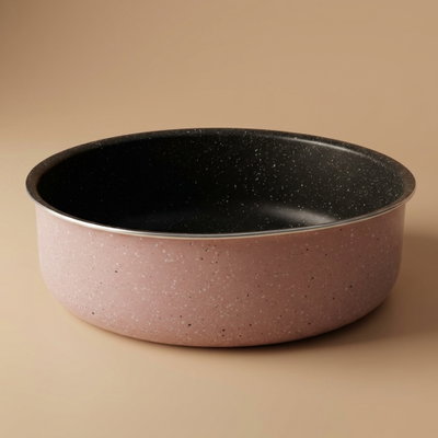 Rocky Granite Tray, 34 cm, Round - Pink product image 1