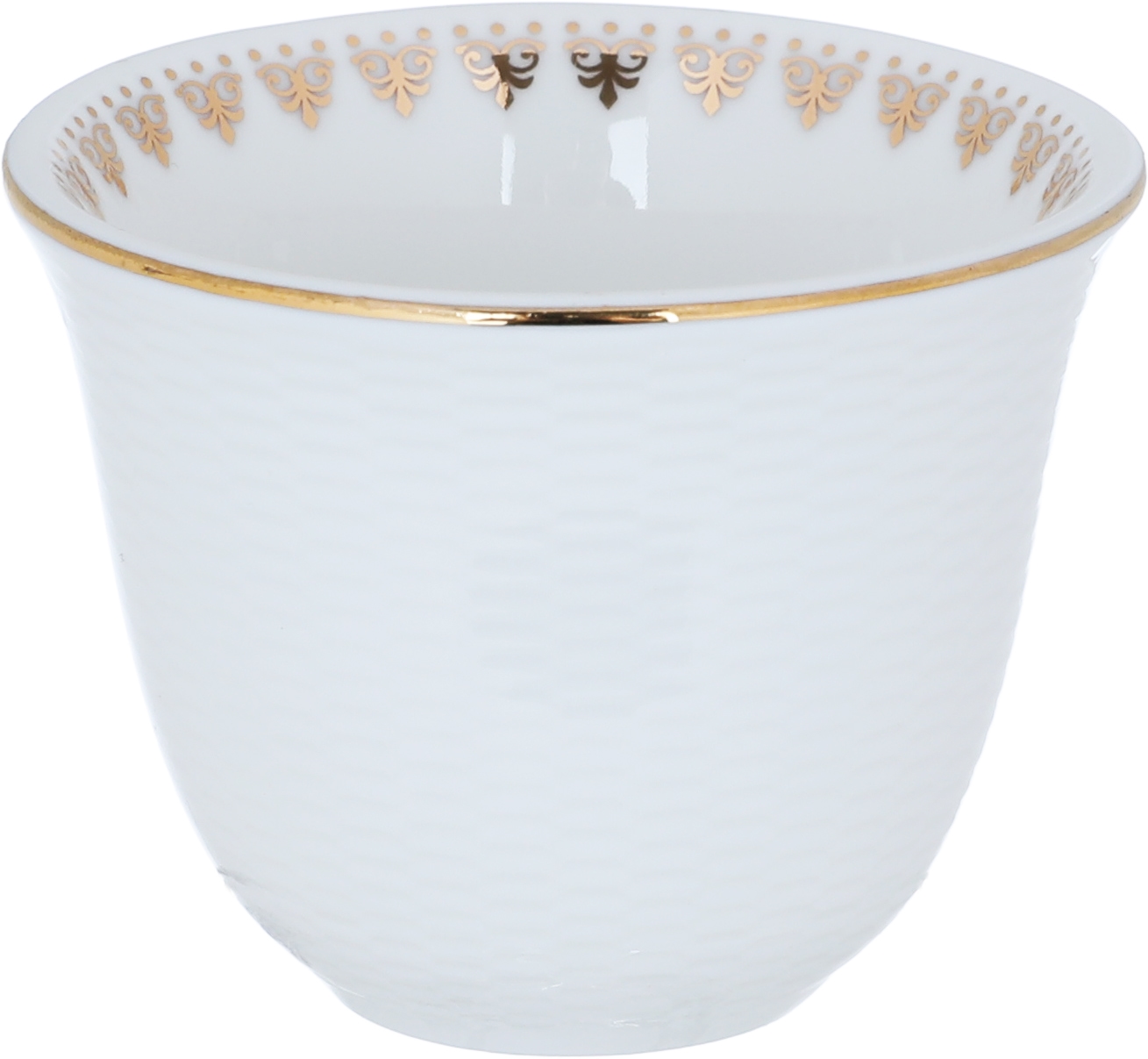 Al Saif Gallery porcelain coffee cup set, 12 pieces - white product image 2