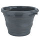 Al Saif Gallery Silicone Gray Pail, 5 Liter, Collapsible - Grey product image 1