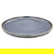 صحن تقديم بورسلان السيف غاليري، 23 سم، دائري، مسطح - أسود product image 1
