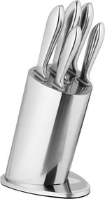 طقم سكاكين مع ستاند استيل السيف غاليري، 6 قطع - فضي product image 7