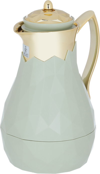 Everest Diamond Thermos, 1 liter, glass inner container, plastic outer shell - light green product image 4