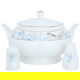 طقم سفرة بورسلان السيف غاليري، 86 قطعة - أبيض product image 2