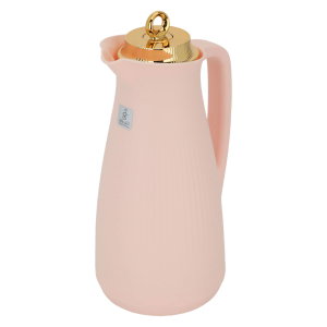 Timeless Manal glass thermos, 1 liter, plastic outer shell - light pink product image 2