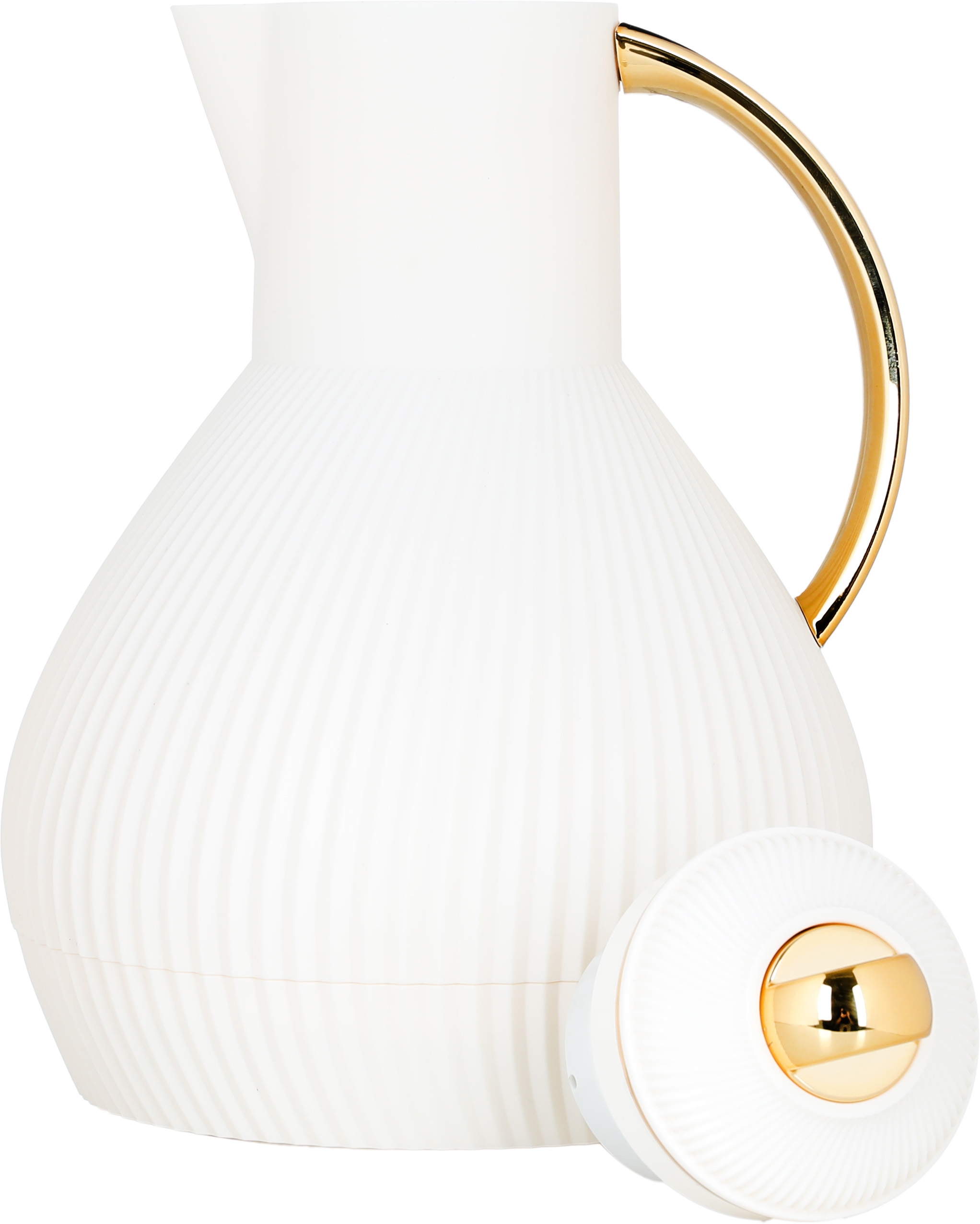 Alia Al Saif Gallery thermos, 1 liter, thermal glass inner container, plastic outer shell - white product image 2