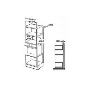 ميكرويف و شواية مدمج ميديا، 900/1100 واط، 30 لتر، 9 برامج، EG930BSA - فضي product image 2