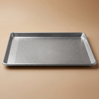 صينية خبز مثقوب ألمونيوم السيف غاليري، مستطيل، 2.5×32.8×45.5 سم - فضي product image 1