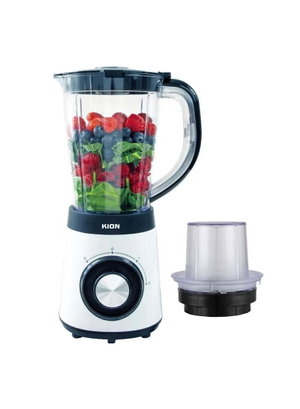 خلاط كهربائي كيون، 500 واط، 1.5 لتر، سرعتان، BBB5015PP00 - ابيض اسود product image 2