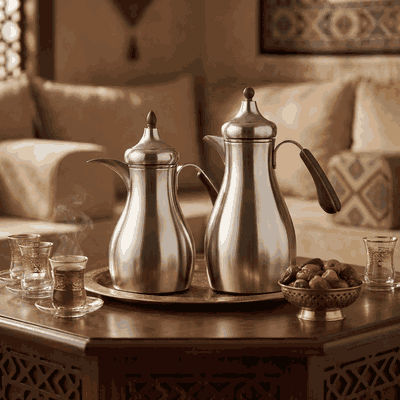 Al Saif Gallery Sama Thermos Set, 0.7/1 Liter, 2 Pieces, Inner Glass Container, Stainless Steel Outer Body - Silver product image 11
