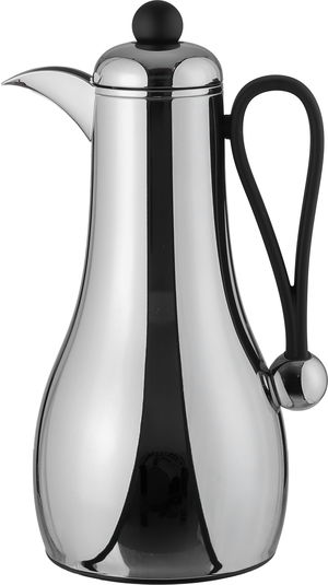 طقم ترامس غيم السيف غاليري، قطعتين، 1/1 لتر، حافظة داخلية زجاج، يد اسود - فضي product image 2