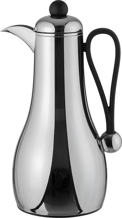 طقم ترامس غيم السيف غاليري، قطعتين، 1/1 لتر، حافظة داخلية زجاج، يد اسود - فضي product image 2