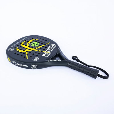 مضرب البادل روكيت باتريك، 38 ملم - أسود اصفر product image 3