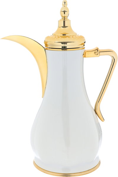 طقم ترامس زجاج حراري السيف غاليري، قطعتين، 1 / 1 لتر - ابيض ذهبي product image 6