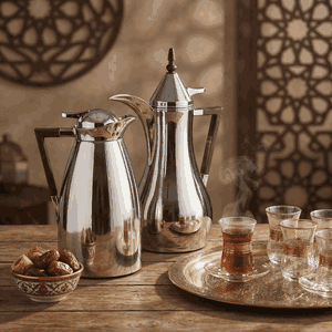 طقم ترامس مها السيف غاليري، قطعتين، 1/1 لتر، خامة داخلية زجاج - فضي product image 2