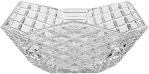 وعاء تقديم زجاج السيف غاليري، 27x27x12 سم، شكل مضلع - شفاف product image
