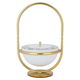 Steel Al Saif Gallery date, round, gold-white stand product image 1