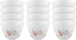 Al Saif Gallery porcelain coffee cup set, 12 pieces - white product image
