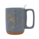 Al Saif Gallery Porcelain Mug, 300ml, Spoon - Gray product image 1
