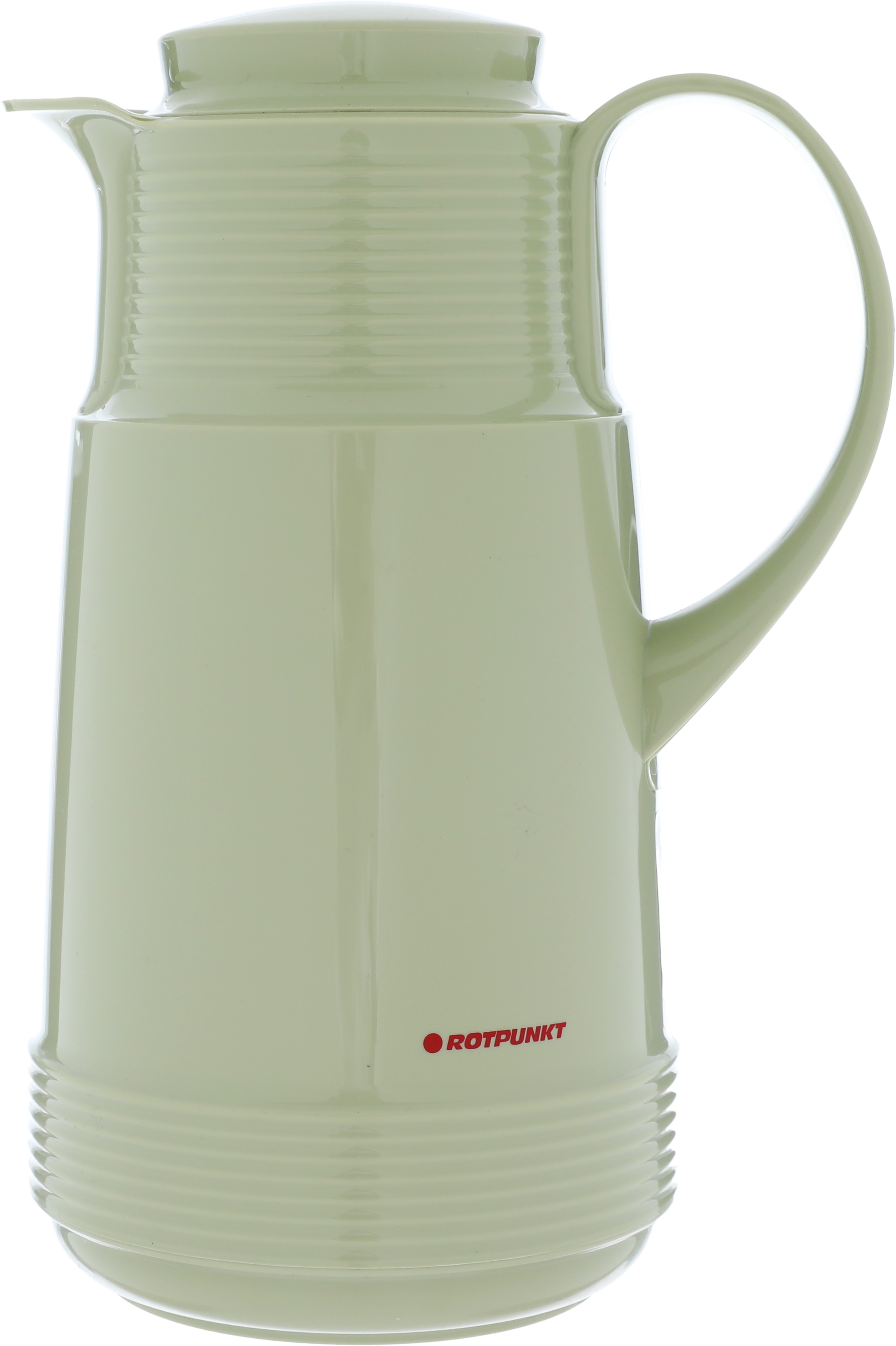 Rotpont thermos, 1 liter, glass inner container, plastic outer shell - green product image