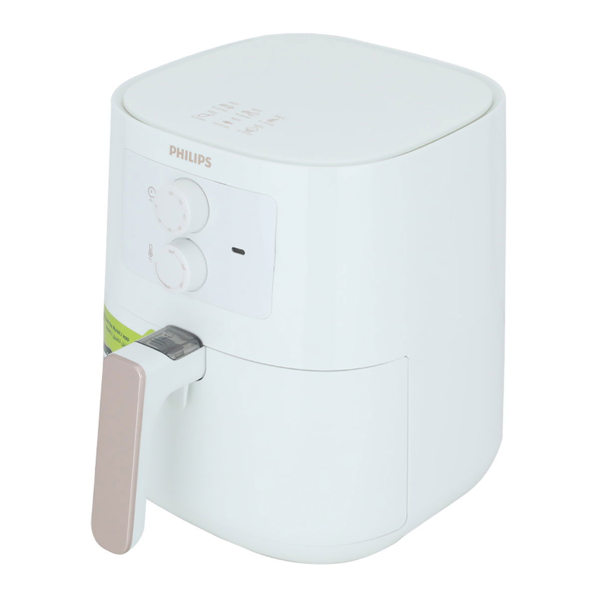 قلاية هوائية فليبس، 0.8كجم، 4.1 لتر، 1400 واط - أبيض product image 3