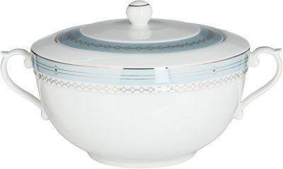 Al Saif Gallery Porcelain Dinnerware Set, 65 Pieces, Gold Pattern - Sky White product image 3