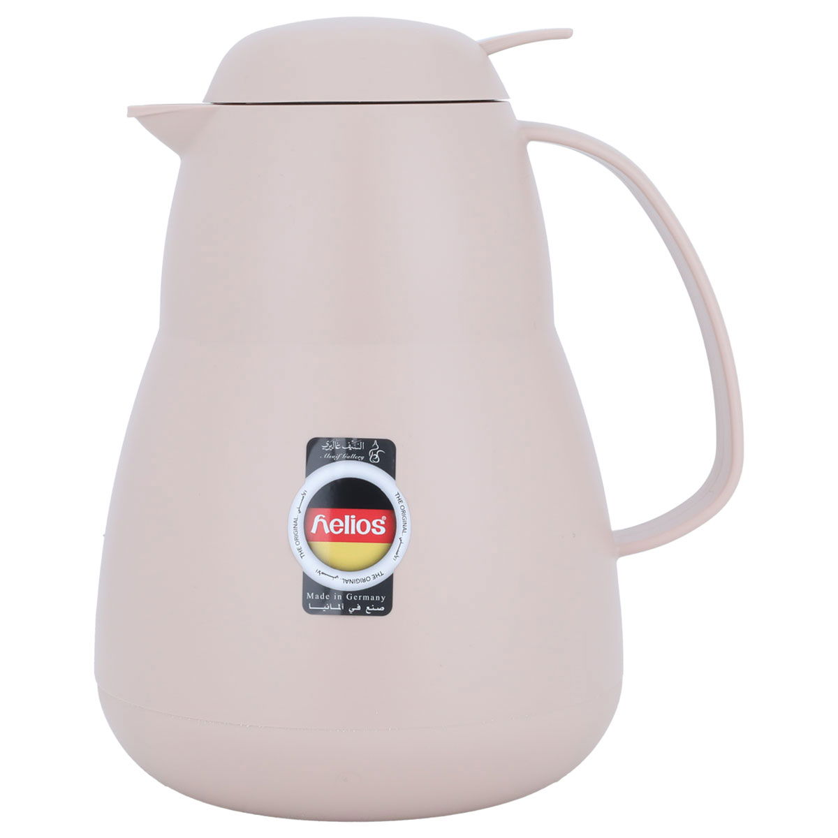 Helios thermos, 1 liter, thermal glass inner container, plastic outer shell - light brown product image