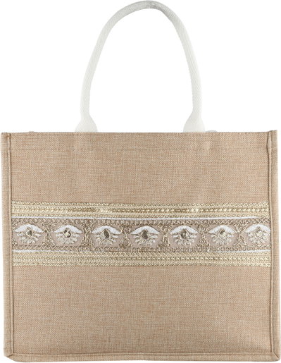 شنطة ترامس قماش السيف غاليري، 38×19×31 سم، مربع - بيج product image 2