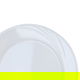 Al Saif Gallery melamine plate, 6.5 inches, flat round - white product image 2