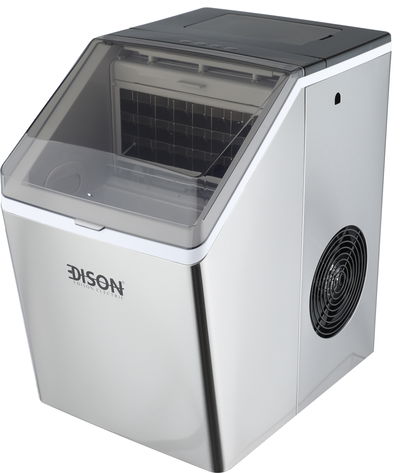 صانعة الثلج ستانلس استيل إديسون، 3 لتر، 135 واط، 39.4x29.3x41.9 سم، شاشة عرض LED، ثلاث أحجام للثلجK IMC2000A-CB - أسود فضي product image 3