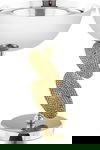مبخرة استيل السيف غاليري، 13×8×18 سم - فضي ذهبي product image 1