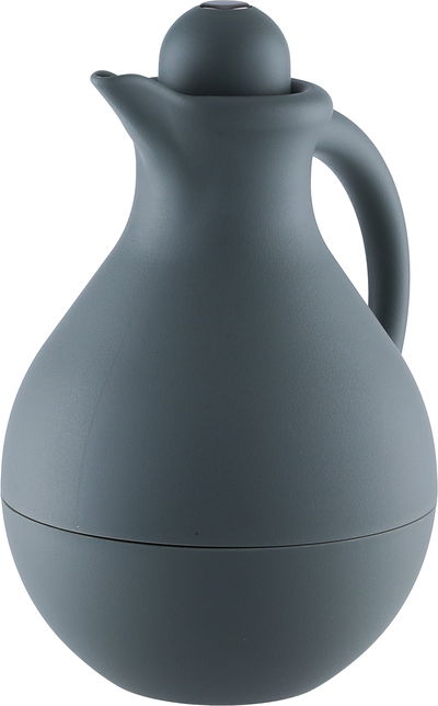 ترمس بنان تايملس، 1 لتر، خامة داخلية زجاج، غطاء ضغاط - رمادي غامق product image 3