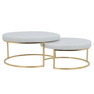 Al Saif Gallery Marble Cake Serving Set, 2 Pieces - White product image 3
