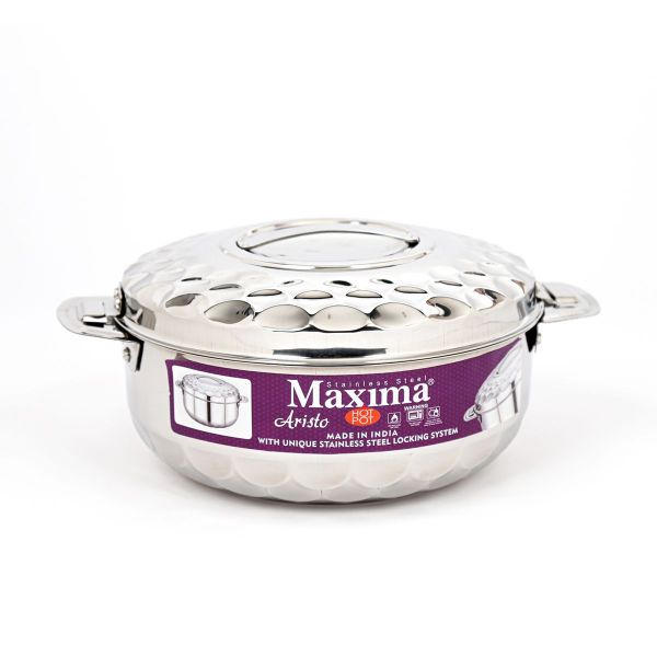 Al Saif Gallery Steel Food Container, 2.5 Liters - Silver product image