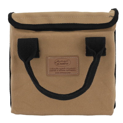 مركاب استيل السيف غاليري، 20×40 سم، مع شنطة بني - فضي product image 2
