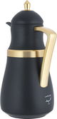 Al Saif Gallery Najd thermos set, 1/1liter, thermal glass inner shell, plastic outer shell- black gold product image 4