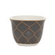 Al Saif Gallery Porcelain Arabic Coffee Cups Set, 12 Pieces - Golden Gray product image 3