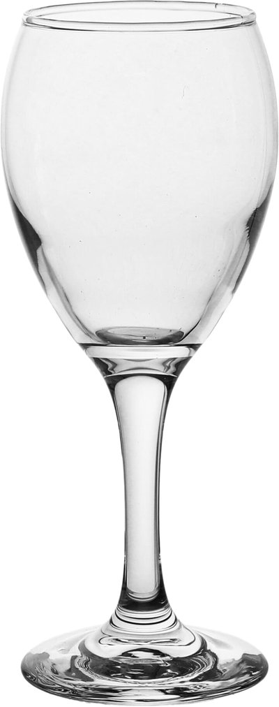 Al Saif Gallery glass juice cups set, with base, 6 pieces - transparent product image 2