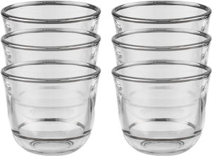 طقم فناجين قهوة سعودية زجاج السيف غاليري، 6 قطع، 60 مل - شفاف product image