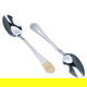 Al Saif Gallery Stainless Steel Spoon Set, 6 Pieces - Silver Gold product image 3