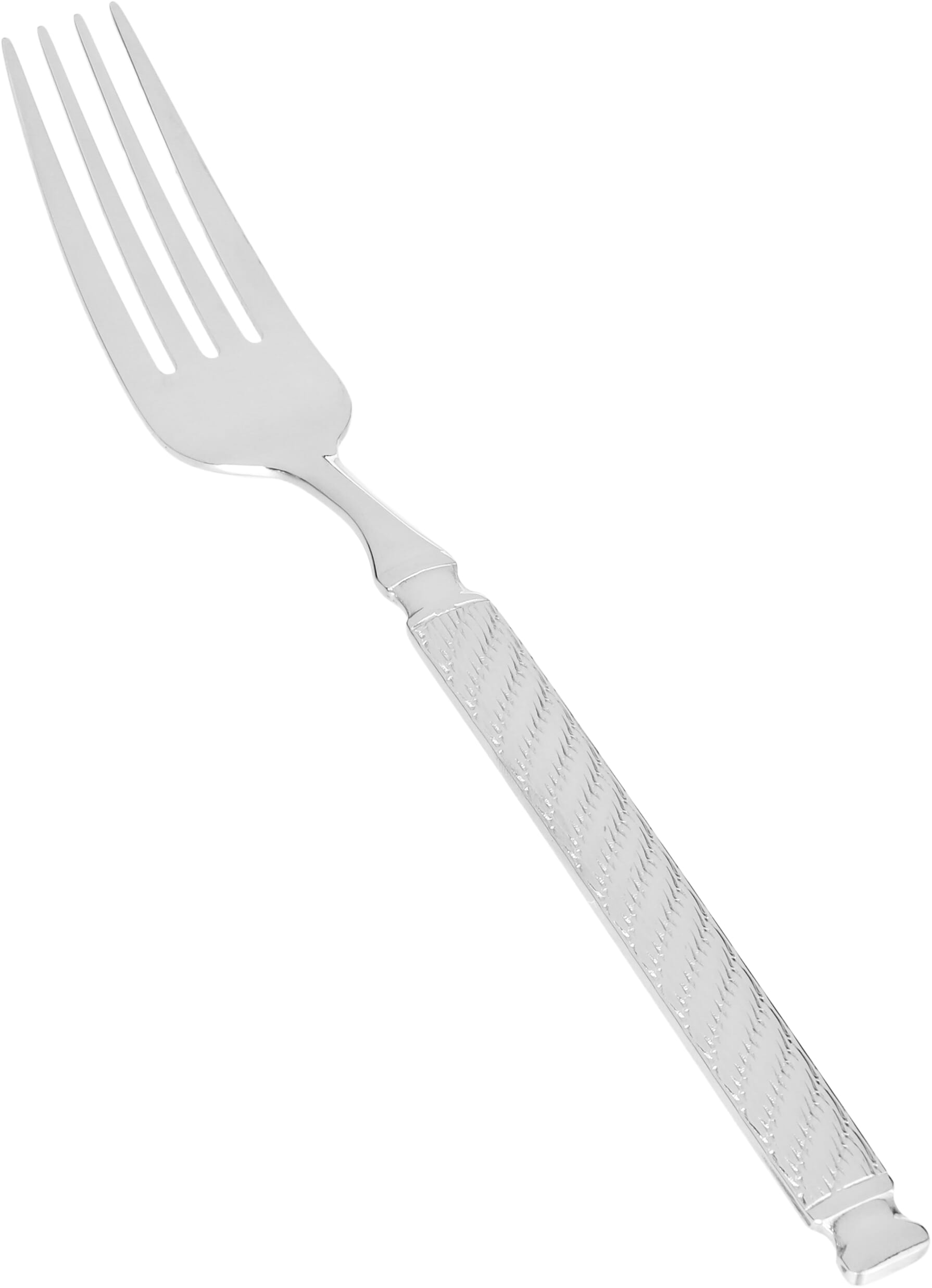Al Saif Gallery steel fork set, 6 pieces, engraved - silver product image 2