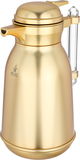 Al Saif Gallery Shahad thermos set, 1 liter, thermal glass inner shell, plastic outer shell, 2 pieces - gold product image 8