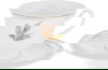 Alsaif Gallery Porcelain Dinner Set, 166 Pieces, Gold Engraving - White product image 14