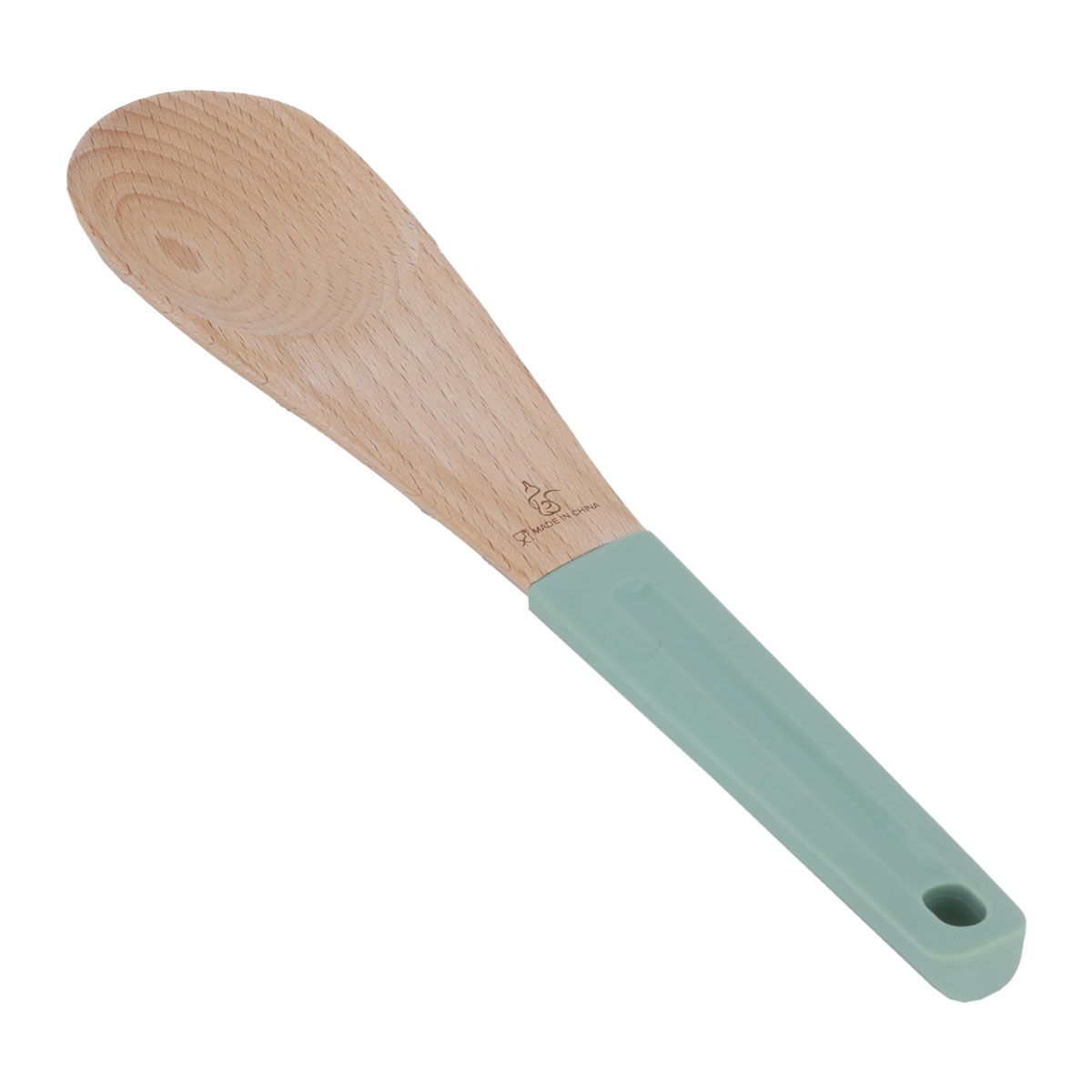 ملعقة خشب السيف غاليري، بيد سيلكون - أخضر product image 1