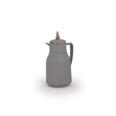 ترمس سوار 2 بلس السيف غاليري، 1 لتر، حافظة داخلية زجاج حراري - رمادي فاتح product image 1