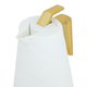 Glory Thermos, 1 liter, glass inner container, plastic outer shell - white product image 4