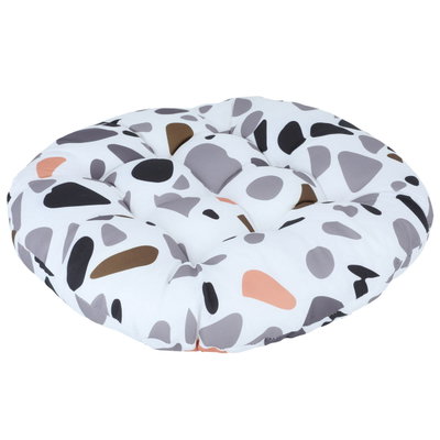 وسادة قماش السيف غاليري، بنقش ملون - أبيض product image 1