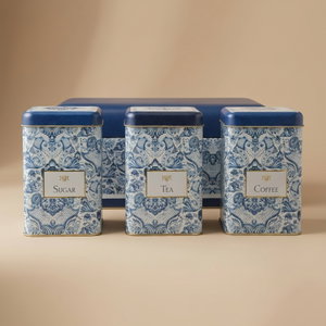 طقم علب استيل السيف غاليري، 4 قطع - أزرق product image