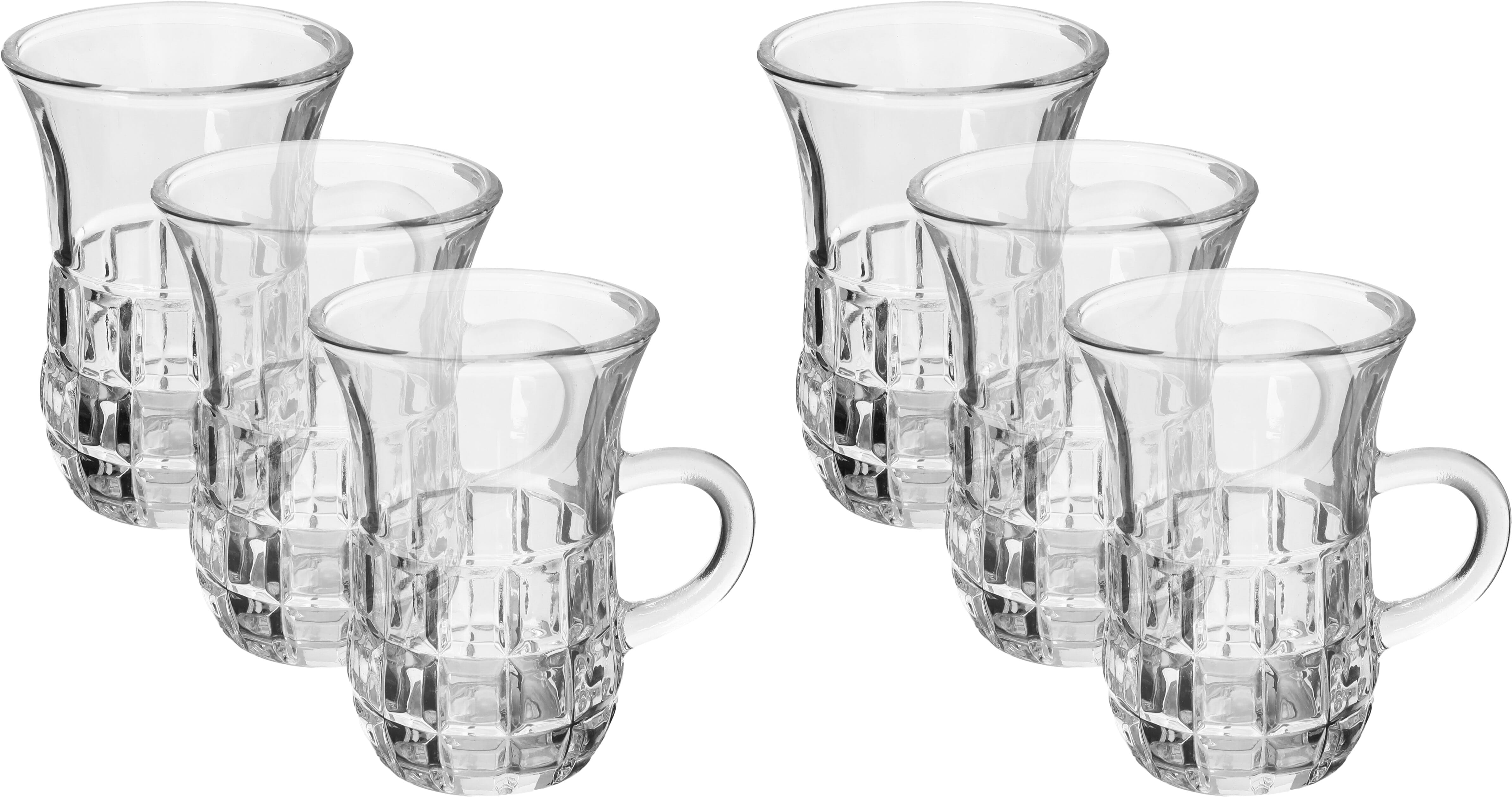 Max Al Saif Gallery Glass Teapot Set, Bed, 6 Pieces - Clear product image