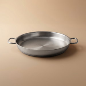 مقلاة ستانلس ستيل كوركماز، 28 سم، مسكتي يد - فضي product image